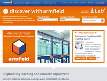 Tablet Screenshot of discoverarmfield.com